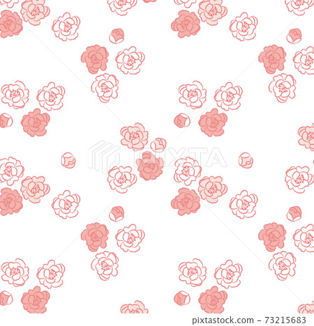 Hinamatsuri peach blossom floral pattern 73215683