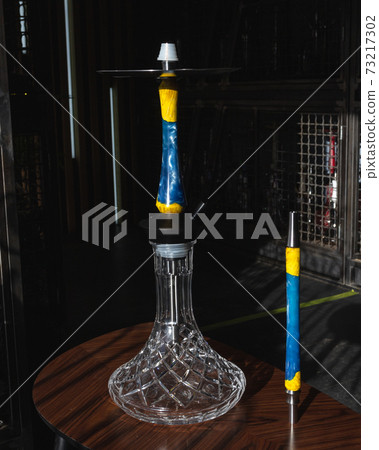 part of the hookah, modern design, on a background. 73217302