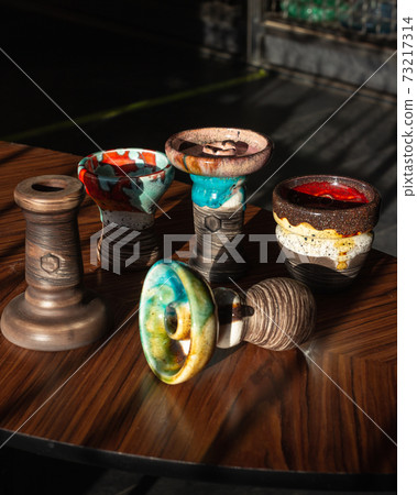 part of the hookah, modern design, on a background. 73217314
