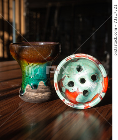 part of the hookah, modern design, on a background. part of the hookah, modern design, on a background. 73217321
