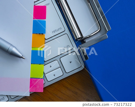 Business image, binder, documents, PC, glasses, notebook Business image, binder, documents, PC, glasses, notebook 73217322