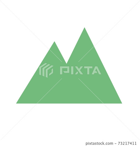 簡單的山徽標 簡單的山徽標 73217411