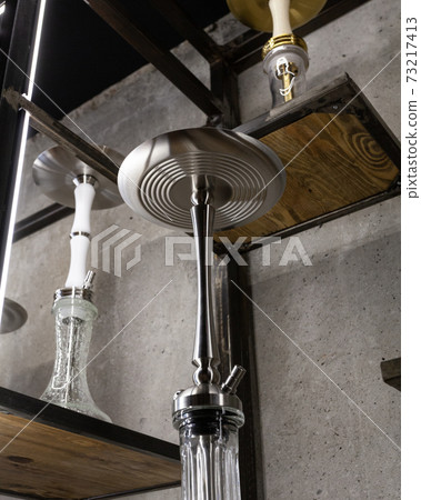part of the hookah, modern design, on a background. 73217413