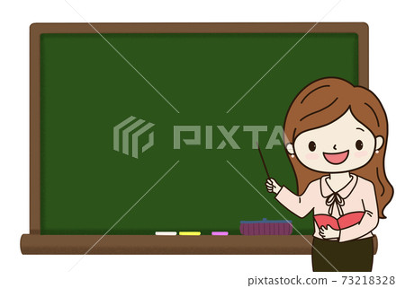 Teacher teacher teaching person - Stock Illustration [73218328] - PIXTA