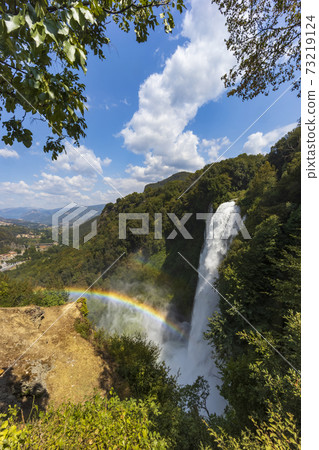 Marmore falls, Cascata delle Marmore, in Umbria region, Italy 73219124