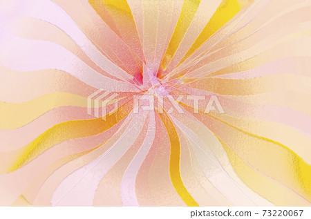 Background in pink, yellow and white wavy rays diverging and intersecting in the center and covered with white splashes Background in pink, yellow and white wavy rays diverging and intersecting in the center and covered with white splashes 73220067