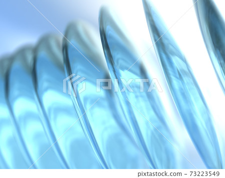 Background of future prospect image where lenticular objects are lined up 73223549