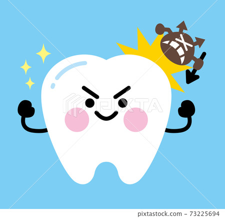 Teeth character strong teeth 73225694