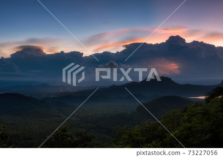 Sunset at Mae Moh. Sunset at Mae Moh. 73227056
