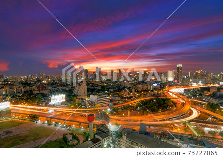 Bangkok expressway. 73227065
