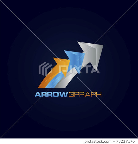 Arrow Graph logo Template Design Concept for Finance, Info graphic, Trading and more financial business identity Arrow Graph logo Template Design Concept for Finance, Info graphic, Trading and more financial business identity 73227170