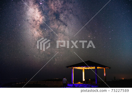 Milky Way from Chiba Katsuura Hachimanmisaki Park Milky Way from Chiba Katsuura Hachimanmisaki Park 73227589