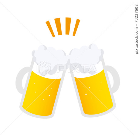 Toast with mug of beer 73227608