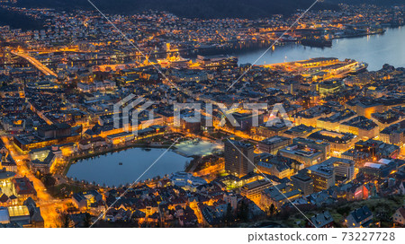 Panorama Floyen at sunset. 73227728