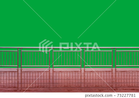 Empty modern terrace isolated. 73227781