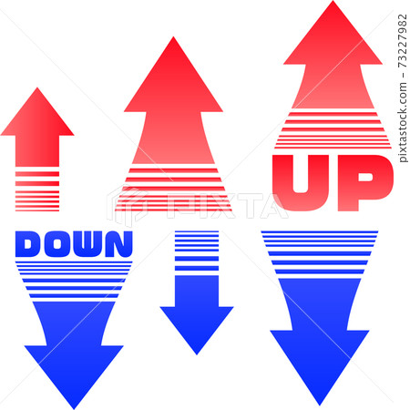 Up / down arrow set - Stock Illustration [73227982] - PIXTA