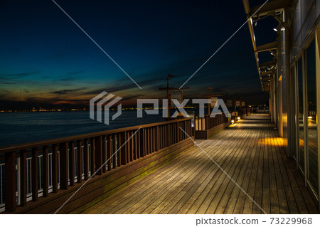 [Chiba] Night view of Umihotaru and Aqualine 73229968