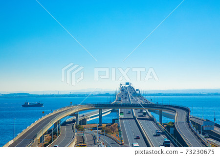 [Chiba] Umihotaru and Tokyo Bay Aqua-Line scenery 73230675