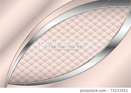 Luxury pink and silver metallic with upholstery. Luxury pink and silver metallic with upholstery. 73231952