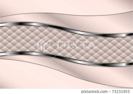 Luxury pink and silver metallic with upholstery. 73231955