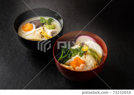 蔬菜煮年糕(zouni) 蔬菜煮年糕(zouni) 73232658