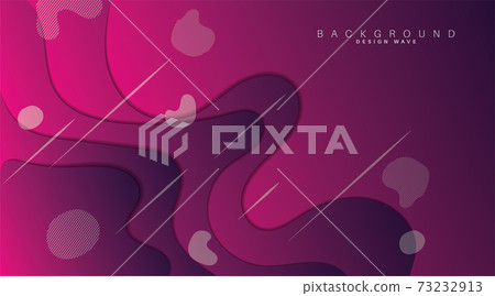 Purple gradient wavy shape. Papercut background.vector design illustration Purple gradient wavy shape. Papercut background.vector design illustration 73232913