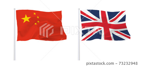 中國英國國旗 73232948