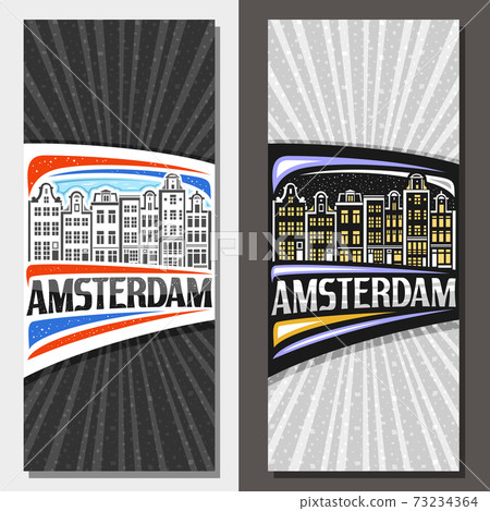 Vector vertical layouts for Amsterdam Vector vertical layouts for Amsterdam 73234364