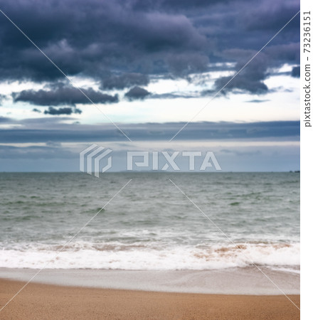 Sea view at monsoon time Sea view at monsoon time 73236151