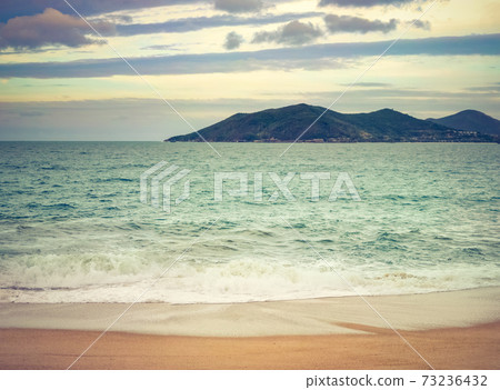 Sea view at monsoon time Sea view at monsoon time 73236432