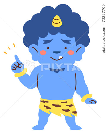藍色惡魔在指導姿勢 藍色惡魔在指導姿勢 73237709