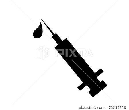 Prophylactic injection silhouette Prophylactic injection silhouette 73239238