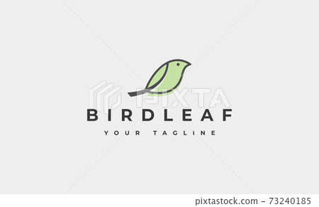 bird leaf logo Design Vector illustration bird leaf logo Design Vector illustration 73240185