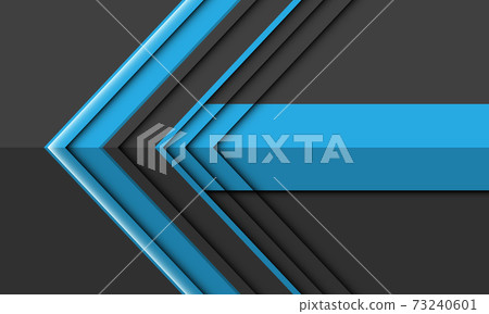 Abstract blue grey arrow direction design modern futuristic background vector illustration. 73240601