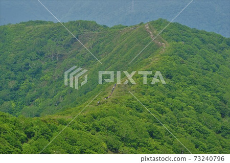 Ridge line from Mt. Matsukura to Mt. Tairapyo 73240796