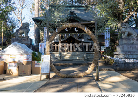 Izumi, Suginami-ku, Tokyo) The main shrine of Izumi Kumano Shrine and the shrine of the New Year 73240936