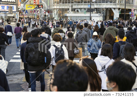 穿越澀谷爭奪穿越的人的風景 73241155