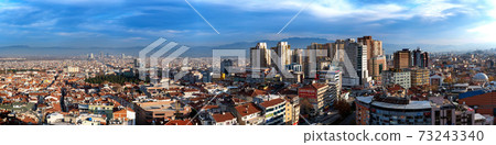 BURSA, TURKEY - 10 December, 2020: view of Bursa City BURSA, TURKEY - 10 December, 2020: view of Bursa City 73243340
