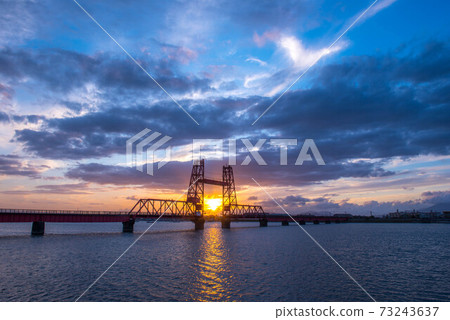 Twilight lift bridge 73243637