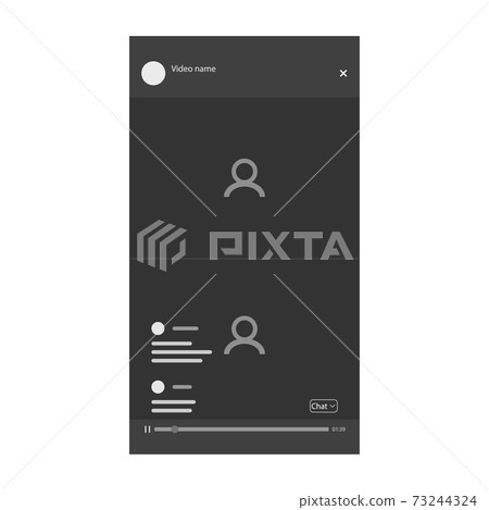 Screenshot of the for your website, application, user interface. Vector illustration. Screenshot of the for your website, application, user interface. Vector illustration. 73244324