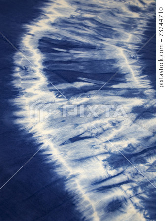 abstract background blue batik fabric 73244710