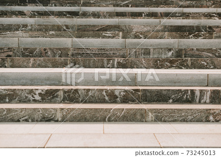 The texture of the marble staircase outdoors The texture of the marble staircase outdoors 73245013