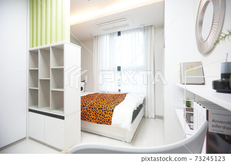 Small but clean and practical interior 73245123