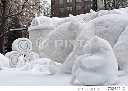 札幌雪節雪雕像 73249242