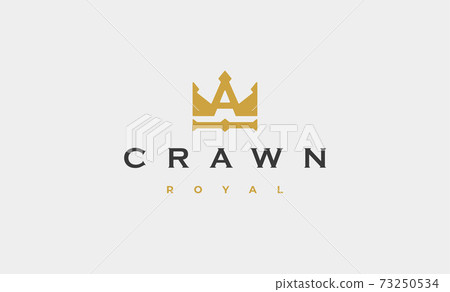 letter a king royal logo Design Vector illustration 73250534