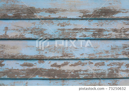 old wood pieces texture surface background and light blue color 73250632