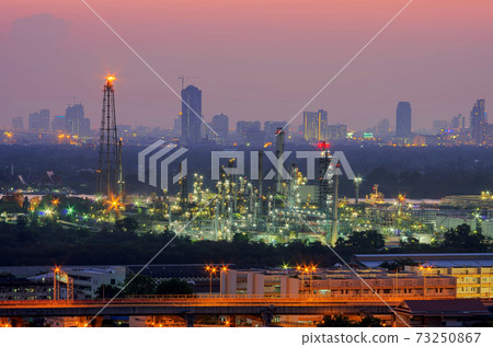 landscape of oil refinery landscape of oil refinery 73250867