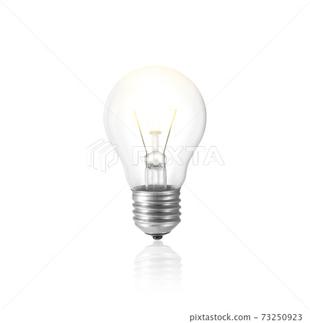 Light bulb isolated 73250923