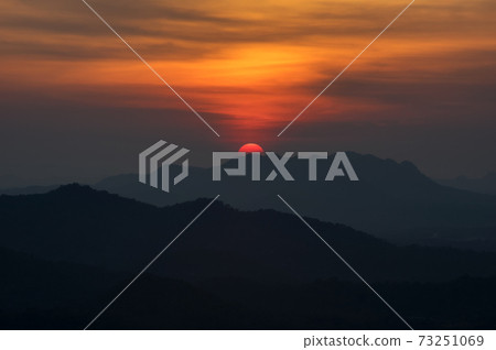 Sunset Landscape. Sunset Landscape. 73251069