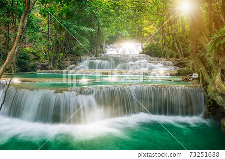 Huai Mae Kamin waterfall Huai Mae Kamin waterfall 73251688